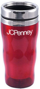 Promotional Travel Mugs: 16oz Acrylic Curvy Steel Tumblers